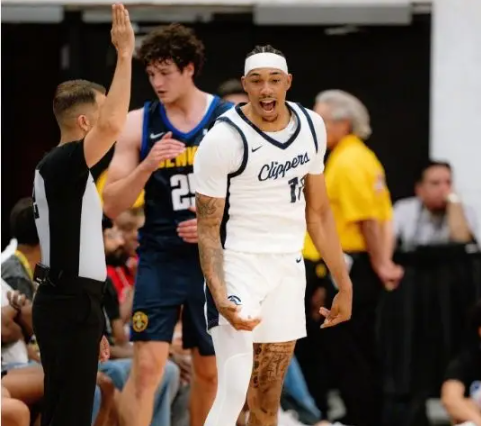 NBA夏联-快船胜掘金二轮秀36+6三分 霍姆斯右脚跟腱撕裂赛季报销 NBA夏联-快船胜掘金二轮秀36+6三分 霍姆斯右脚跟腱撕裂赛季报销