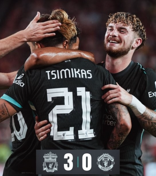 友谊赛-利物浦3-0曼联季前赛3连胜！曼联2胜3负结束季前赛社区盾战曼城