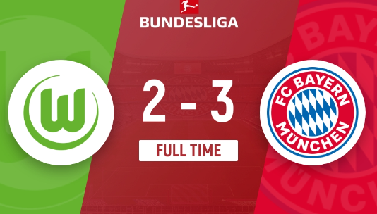 德甲-拜仁3-2战胜狼堡,格纳布里绝杀,穆勒里程碑 德甲-拜仁3-2战胜狼堡,格纳布里绝杀,穆勒里程碑