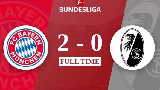 德甲-拜仁2-0弗赖堡,凯恩点射,穆勒替补建功 德甲-拜仁2-0弗赖堡,凯恩点射,穆勒替补建功