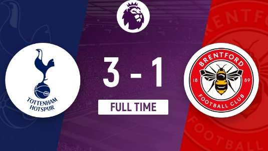 英超-热刺3-1战胜布伦特福德止两连败 孙兴慜两助攻索兰克处子球 英超-热刺3-1战胜布伦特福德止两连败 孙兴慜两助攻索兰克处子球