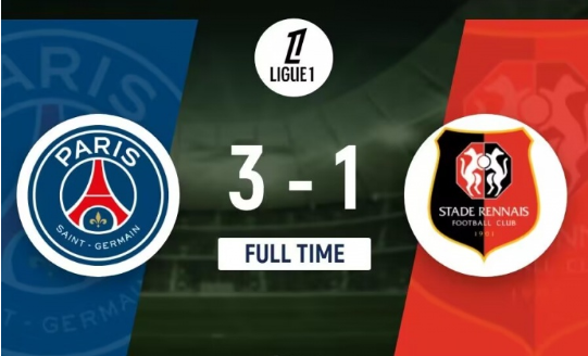 法甲-巴黎3-1雷恩下场战枪手 巴尔科拉双响巴黎2球被吹 法甲-巴黎3-1雷恩下场战枪手 巴尔科拉双响巴黎2球被吹