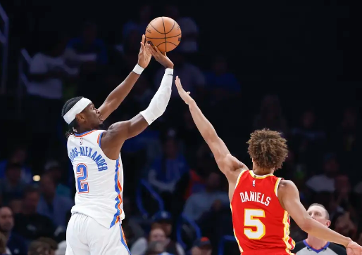 巴夫金31分特雷-杨缺阵 亚历山大划水6分 雷霆胜老鹰 巴夫金31分特雷-杨缺阵 亚历山大划水6分 雷霆胜老鹰