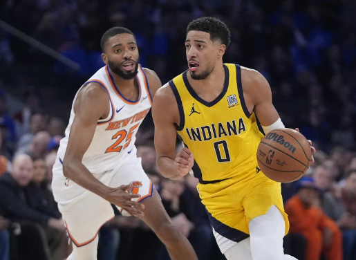 哈利伯顿0分 布伦森26+5 唐斯两双尼 克斯主场大胜步行者 哈利伯顿0分 布伦森26+5 唐斯两双尼 克斯主场大胜步行者