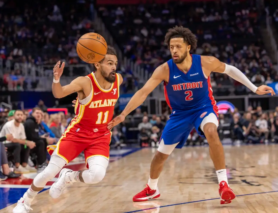 CC一攻一防杀死比赛 特雷-杨空砍35+13 活塞险胜老鹰 CC一攻一防杀死比赛 特雷-杨空砍35+13 活塞险胜老鹰