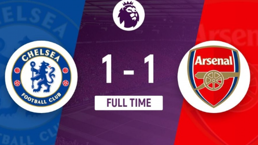 英超-切尔西1-1战平阿森纳 马丁内利破门，内托建功