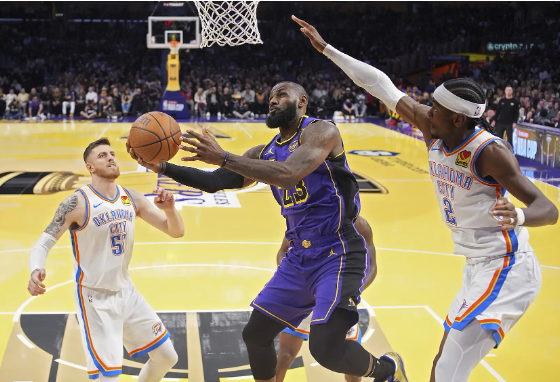 亚历山大36+9 浓眉15+12 克内克特20分 雷霆力克湖人