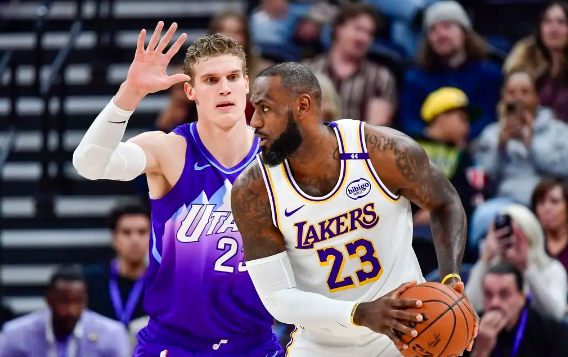 詹姆斯三分9中0&全场27+14 浓眉33+11 湖人险胜爵士 詹姆斯三分9中0&全场27+14 浓眉33+11 湖人险胜爵士