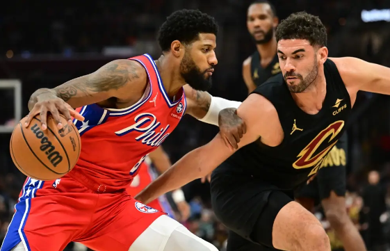 小莫布里22+13+7 乔治12中4 恩比德缺阵 骑士大胜76人取4连胜 小莫布里22+13+7 乔治12中4 恩比德缺阵 骑士大胜76人取4连胜