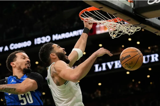 塔图姆30+6 布朗20+6+6 班凯罗21分 绿军3人20+拆穿魔术 塔图姆30+6 布朗20+6+6 班凯罗21分 绿军3人20+拆穿魔术