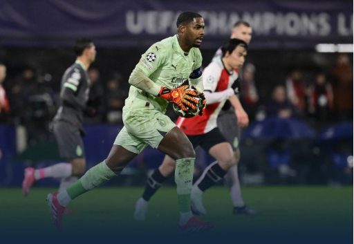 欧冠-米兰0-1费耶诺德 淘汰赛附加赛首回合告负 迈尼昂致命失误 欧冠-米兰0-1费耶诺德 淘汰赛附加赛首回合告负 迈尼昂致命失误