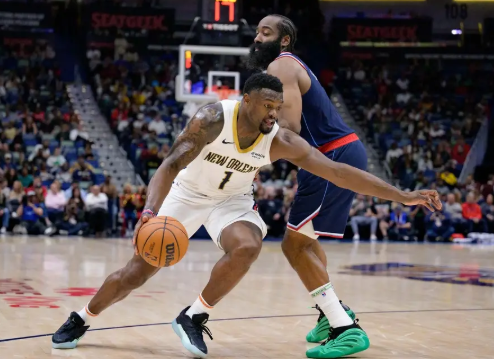 锡安22+10+12 哈登25+17 莱昂纳德29+8 鹈鹕拒逆转力克快船 锡安22+10+12 哈登25+17 莱昂纳德29+8 鹈鹕拒逆转力克快船