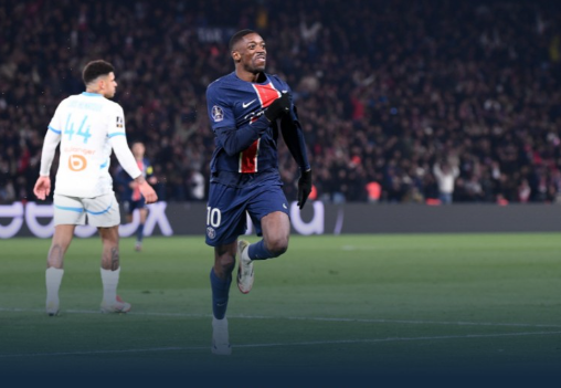 法甲-巴黎3-1马赛26轮不败19分领跑 登贝莱法甲赛季第21球 法甲-巴黎3-1马赛26轮不败19分领跑 登贝莱法甲赛季第21球