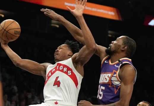 布克27+6 杜兰特14分 太阳40分大胜猛龙