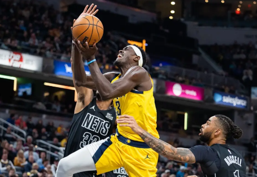 特纳23+10+5帽 马瑟林28+16 步行者加时险胜篮网 特纳23+10+5帽 马瑟林28+16 步行者加时险胜篮网