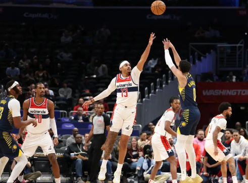 哈利伯顿29+6 步行者9人上双狂轰162分血洗奇才