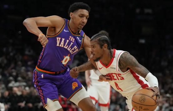 杰伦-格林三节33分 阿门准三双 狄龙被逐 KD伤退 火箭三杀太阳 杰伦-格林三节33分 阿门准三双 狄龙被逐 KD伤退 火箭三杀太阳